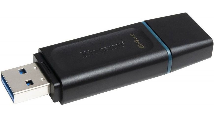 64GB USB3.2 Flash Drive Kingston DataTraveler Exodia (DTX/64GB), Black, Plastic, Classic Cap 123227 фото