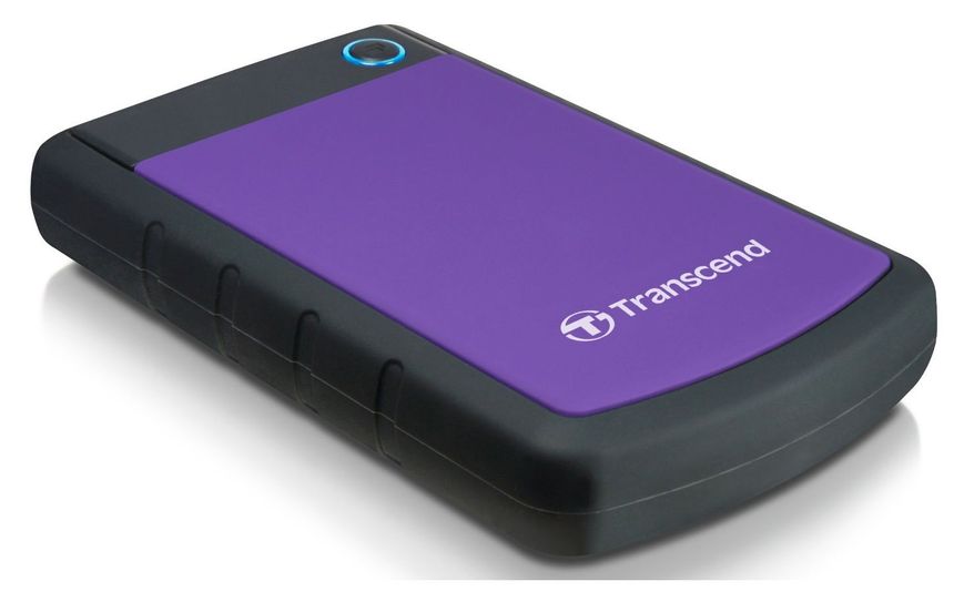 4.0TB (USB3.1) 2.5" Transcend "StoreJet 25H3P", Purple, Rubber Anti-Shock, One Touch Backup 79978 фото