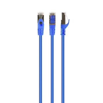 Cat.6A SFTP 0.5m, Blue, Copper, PP6A-LSZHCU-B-0.5M, Cablexpert, Low Smoke Zero Halogen (LSZH) 219053 Imagini