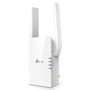 Wi-Fi AX Dual Band Range Extender/Access Point TP-LINK "RE505X", 1500Mbps, 2xExt Ant, Intgr Pwr Plug 116116 фото