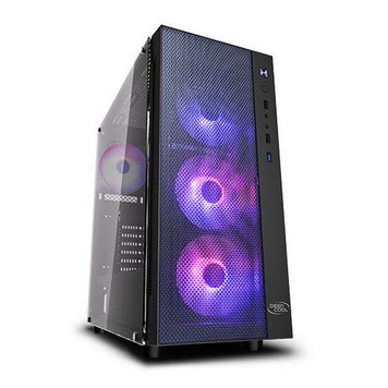 Case ATX Deepcool MATREXX 55 MESH ADD-RGB 4F, w/o PSU, 4x120mm, RGB, Tempered Glass, USB3.0, Black 112430 фото