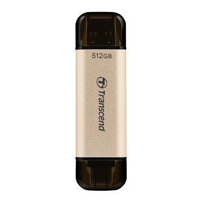 512GB USB3.1/Type-C Flash Drive Transcend "JetFlash 930C", Gold, Classic Cap,OTG (R/W:420/400MB/s) 138836 фото