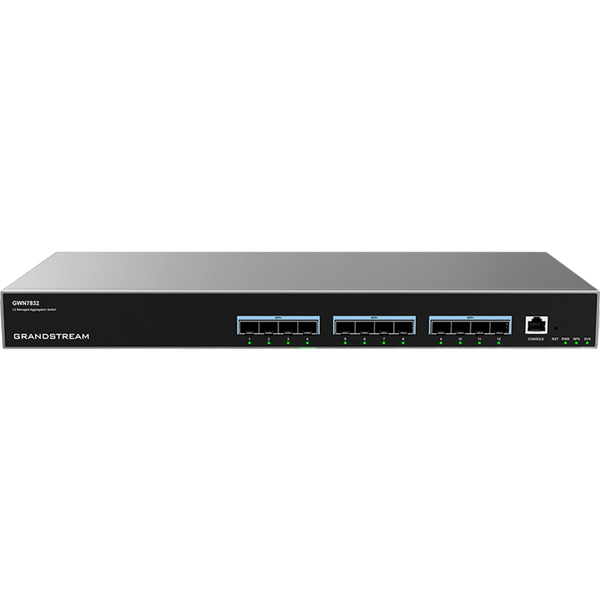 12-ports Layer 3 Aggregation Switch Grandstream "GWN7832",12x10Gbit SFP+, Console Port, Rack-Mount 212601 фото