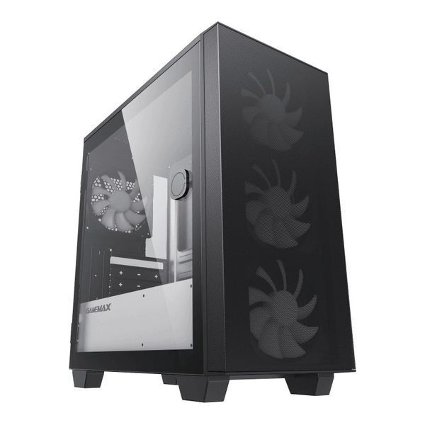 Case mATX GAMEMAX Aero Mini, w/o PSU, 0.6mm, 4x120mm ARGB, ARGB Hub, Front Mesh, Tempered Glass, DF, 138404 фото