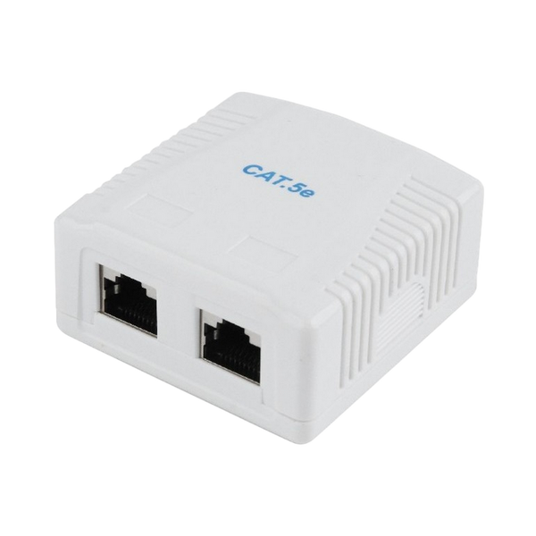 2xRJ45 Surface mount box 8P8C/FTP CAT.5e/KRONE, NCAC-2F5E-01 225751 фото