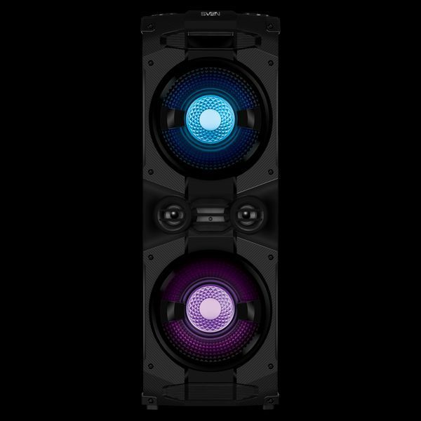 Partybox SVEN "PS-1500" Black, 500W, Bluetooth, FM, USB, LED-display, AC power 212255 Imagini