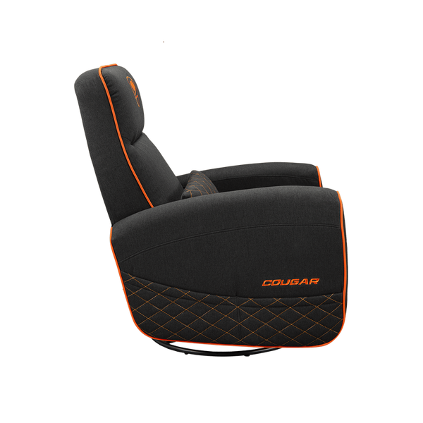 Gaming Sofa Cougar Fidom Black/Orange with footrest 227134 Imagini