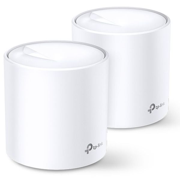 Whole-Home Mesh Dual Band Wi-Fi AX System TP-LINK, "Deco X20(2-pack)", 1800Mbps, MU-MIMO, Gbit Ports 117868 фото