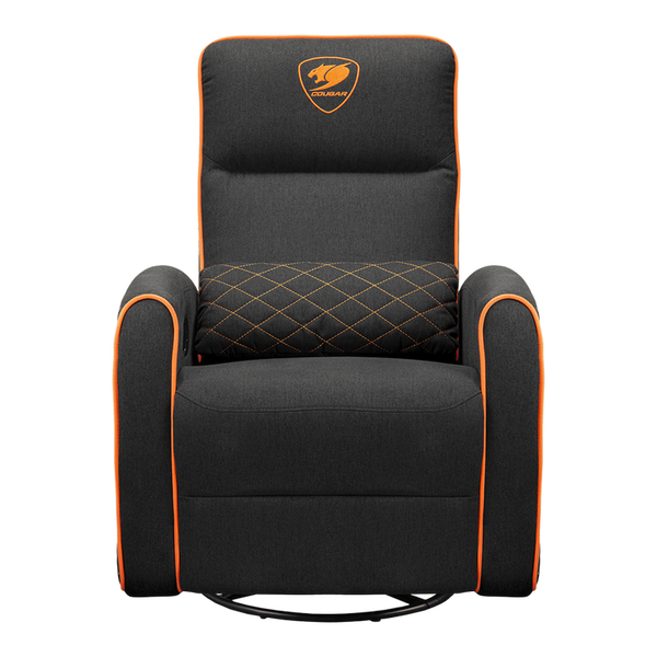 Gaming Sofa Cougar Fidom Black/Orange with footrest 227134 Imagini
