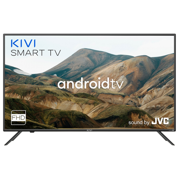 43" LED SMART TV KIVI 43U730QB, Real 4K, 3840x2160, Android TV, Black 210262 фото