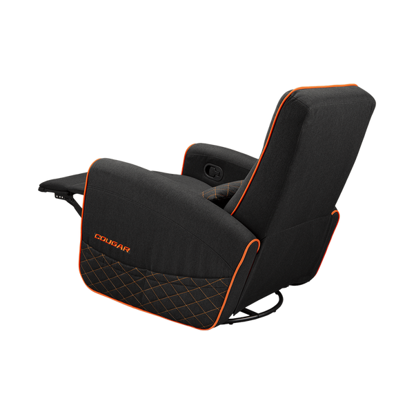 Gaming Sofa Cougar Fidom Black/Orange with footrest 227134 Imagini