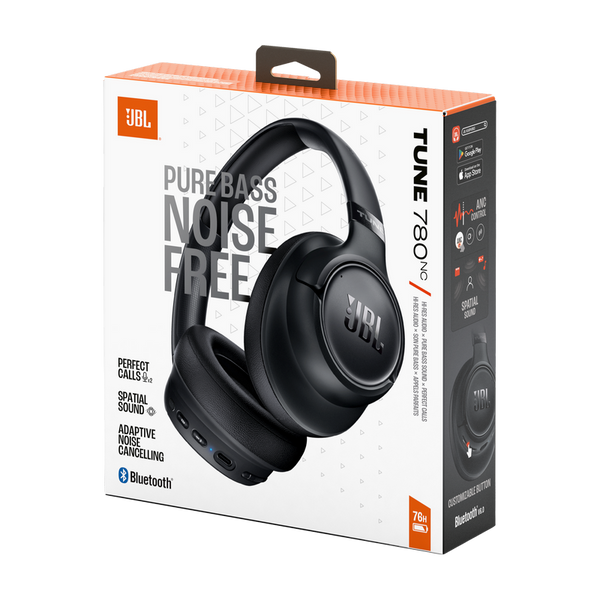 Headphones Bluetooth JBL T780NC, Black, On-ear, Adaptive Noise Cancelling with Smart Ambient 248282 Imagini