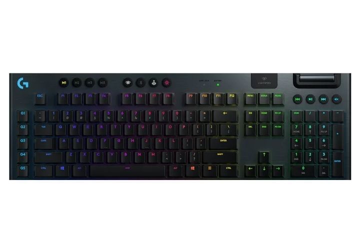 Wireless Gaming Keyboard Logitech G915 TKL, Mechanical, Ultra thin, GL Tactile, G-Keys, RGB, BT/2.4 140057 фото