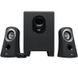 Speakers Logitech Z313, 2.1/25W RMS, Wired RC, Black 44548 фото 2