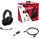 Wireless Gaming Headset HyperX Cloud III, 53mm driver, 10-21khz, 64 Ohm,112db, 7.1, 346g, 2.4, Black 208685 фото 4