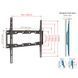 Wall Mount Barkan ''E302+'' Black 19" - 65" Fixed, max.50kg, VESA mm: up to 400x400mm 106375 Imagini 3