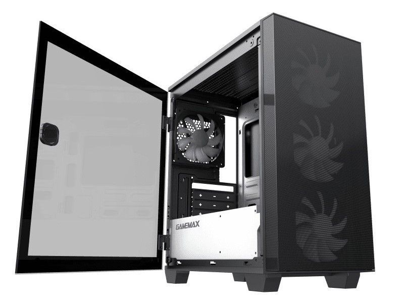 Case mATX GAMEMAX Aero Mini, w/o PSU, 0.6mm, 4x120mm ARGB, ARGB Hub, Front Mesh, Tempered Glass, DF, 138404 фото
