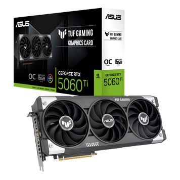 VGA ASUS RTX5060Ti 16GB GDDR7 TUF Gaming (TUF-RTX5060TI-O16G-GAMING) 232025 Imagini