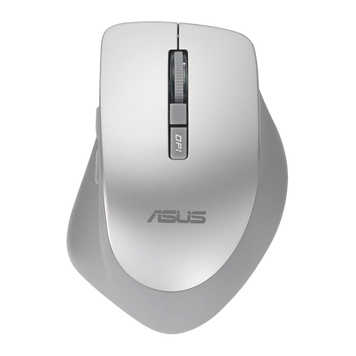 Wireless Mouse Asus WT425, 1000-1600 dpi, 6 buttons, Ergonomic, 82g, Silent, 1xAA, 2.4Ghz, Silver 239852 фото