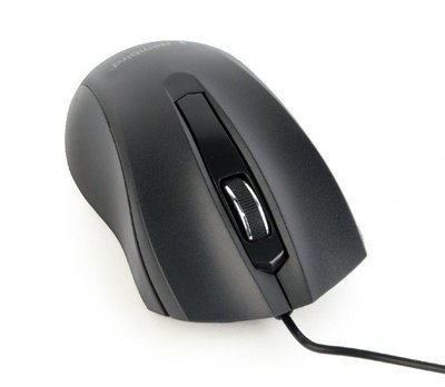 Mouse Gembird MUS-3B-01, Optical, 1000 dpi, 3 buttons, Ambidextrous, Black, USB 94085 фото