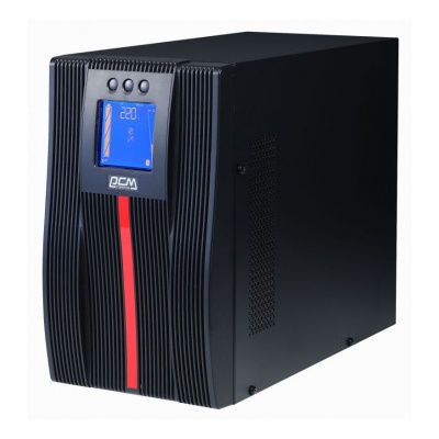 UPS PowerCom MAC-1500, Tower, 1500VA/1500W, Online, LCD, USB,SNMP SLOT, Ex.Batt. Connector, 2xSchuko 121466 фото