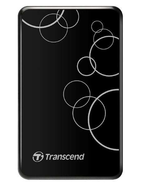 1.0TB (USB3.1) 2.5" Transcend "StoreJet 25A3", Black, Anti-Shock, One Touch Backup 50213 фото
