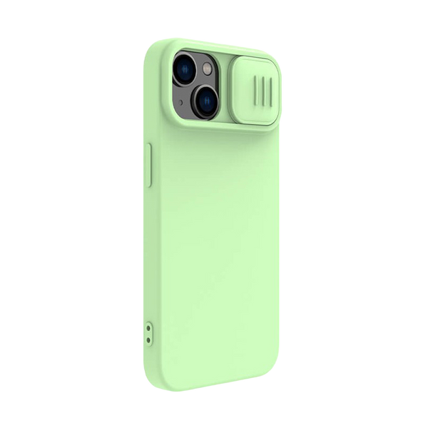 Nillkin Apple Smartphone Apple iPhone 14 Plus, CamShield Silky Silicone Case, Mint Green 146014 Imagini
