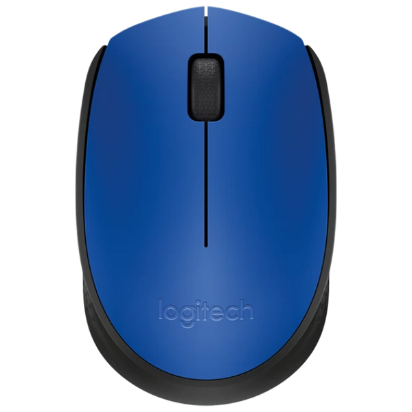 Wireless Mouse Logitech M171, 1000 dpi, 3 buttons, Ambidextrous, 69,3g., 1xAA, 2.4Ghz, Blue 76619 Imagini