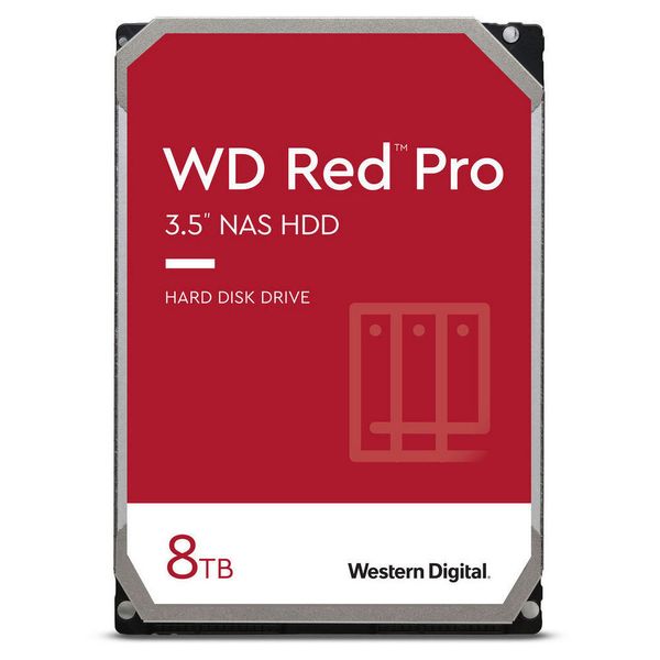 3.5" HDD 8.0TB-SATA-256MB Western Digital "Red Pro (WD8003FFBX)", NAS, CMR 148075 фото