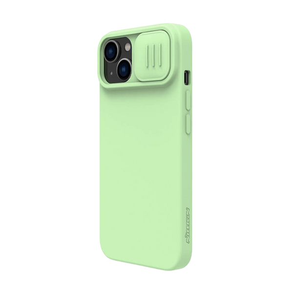 Nillkin Apple Smartphone Apple iPhone 14 Plus, CamShield Silky Silicone Case, Mint Green 146014 Imagini