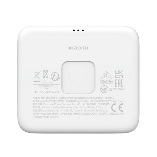 Xiaomi Mi Temperature and Humidity Monitor 3, White 223242 фото
