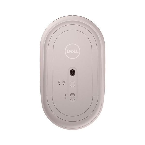 Wireless Mouse Dell MS3320W, Optical, 1600dpi, 3 buttons, 2.4 GHz/BT, 1xAA, Ash Pink 201193 фото