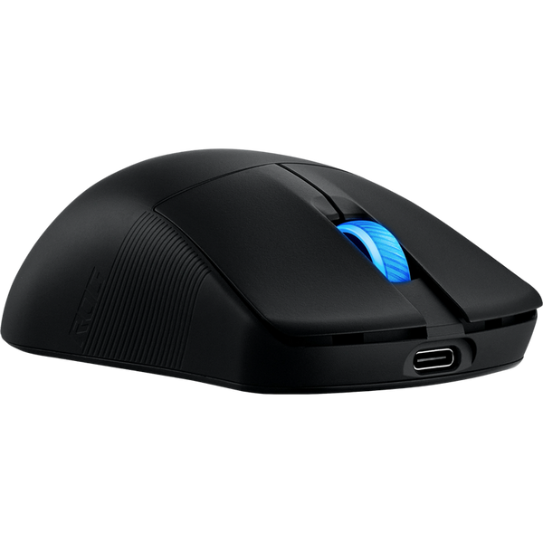 Gaming Wireless Mouse Asus ROG Harpe Ace Mini, 42k dpi, 5 buttons, 750IPS, 50G, 49g, Ambidextrous, Opt.SW, 2m, USB+2.4Ghz+BT, Black 224931 Imagini
