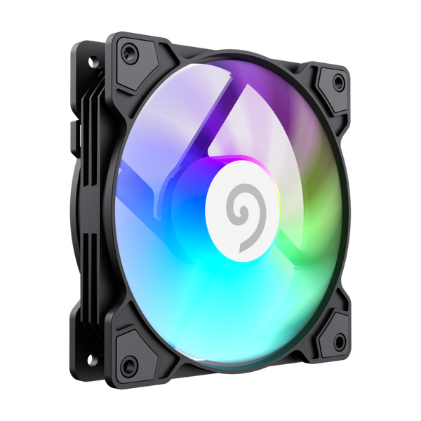 PC Case Вентилятор GAMEMAX FN12A-S5, 120mm, ARGB, 8 LED, 9 blades, PWM, 