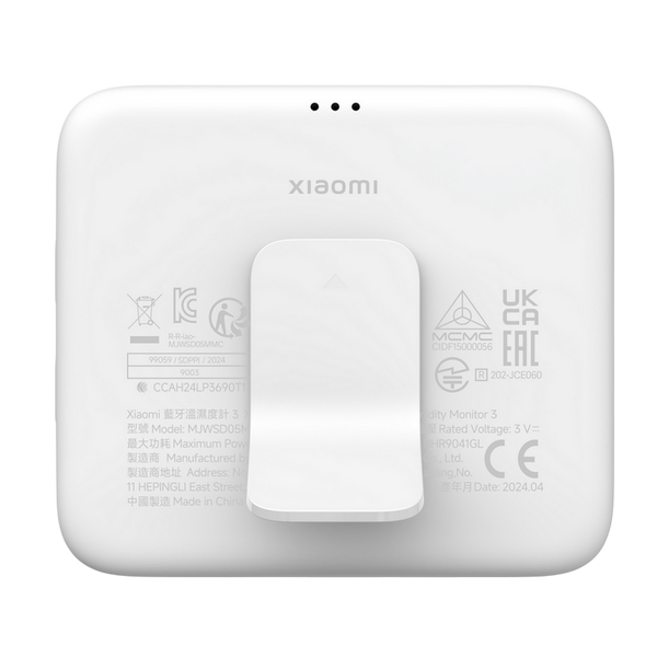Xiaomi Mi Temperature and Humidity Monitor 3, White 223242 фото