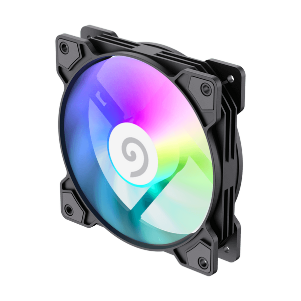 PC Case Вентилятор GAMEMAX FN12A-S5, 120mm, ARGB, 8 LED, 9 blades, PWM, 