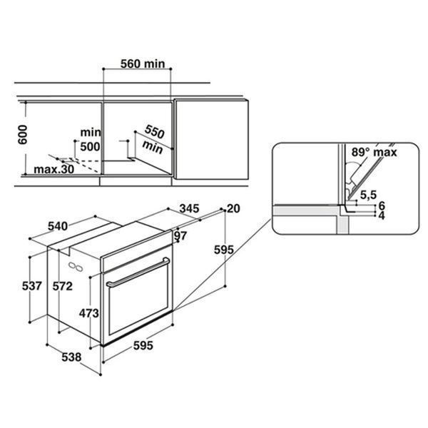 Cuptor Electric Whirlpool AKZ9 6230 IX 119412 Imagini