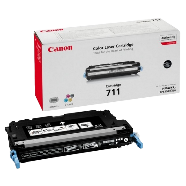 Laser Cartridge Canon 711, black 51501 фото