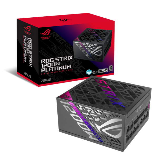 Power Supply ATX 1200W ASUS ROG Strix Gaming, 80+ Platinum, 160mm, Active PFC, OPP/OVP/UVP/SCP/OCP/O 234285 Imagini