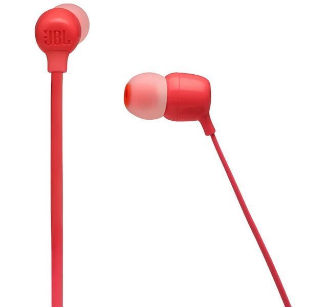 Earphones Bluetooth JBL T125BT Red 123730 Imagini