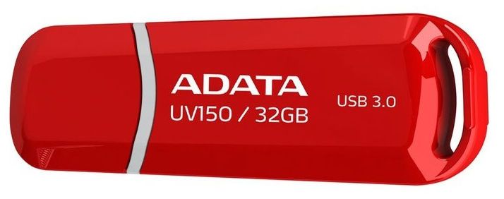 32GB USB3.1 Flash Drive ADATA "UV150", Red, Plastic, Classic Cap (R/W:40/20MB/s) 85704 фото