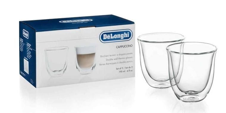 Glass cups De'Longhi 190ml 2pcs 123158 фото