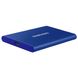 .500GB (USB3.2/Type-C) Samsung Portable SSD T7 , Blue (85x57x8mm, 58g, R/W:1050/1000MB/s) 116664 фото 3