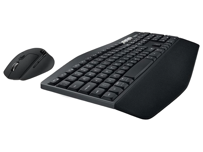 Wireless Keyboard & Mouse Logitech MK850, Curved keyframe,Quiet typing, 2xAA/1xAA, BT/2.4, EN, Black 209796 фото
