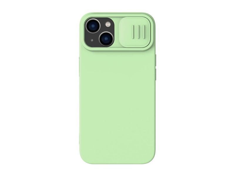 Nillkin Apple Smartphone Apple iPhone 14 Plus, CamShield Silky Silicone Case, Mint Green 146014 Imagini