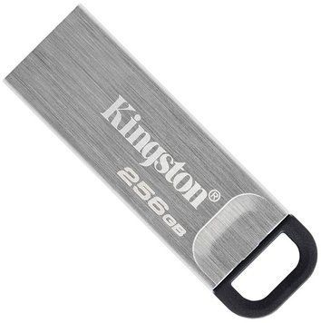 256GB USB3.2 Flash Drive Kingston DataTraveler Kyson, Silver, Metal Case, Key Ring (DTKN/256GB) 136259 Imagini