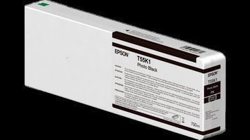 Ink Cartridge Epson T55K100 UltraChrome HDX/HD 700 ml, Photo Black / C13T804100 207423 фото