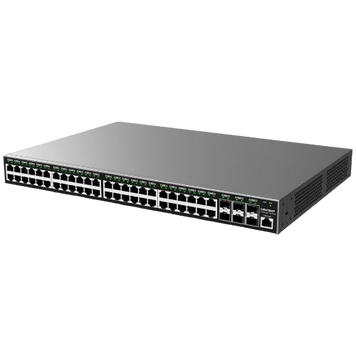 48-Port Gigabit L2+ Managed PoE+ Switch Grandstream "GWN7806P", 48xPoE+ ports, 6xSFP+, 400W Budget, 212582 Imagini