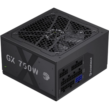 Power Supply ATX 750W GAMEMAX GX-750GF, 80+ Gold, 120mm, Active PFC, LLC+DC/DC, Temperature control Ventilator, ATX 3.1, PCIe 5.1, Full MAir Conditionerlar, Black 251376 Imagini