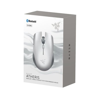 Wireless Gaming Mouse Razer Atheris, 7200 dpi, 6 buttons, 30G, 220IPS, Mec.SW, 66g, 2.4gHz, White 149226 фото